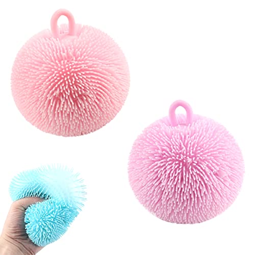 ZoneYan 2 Jouets de Décompression (Couleur aléatoire), Jouet Fidget Balle Anti-Stress, Jouet à Presser, Boule de Décompression, Soulage l'Anxiété, Cadeau Pour Enfants Et Adultes von ZoneYan