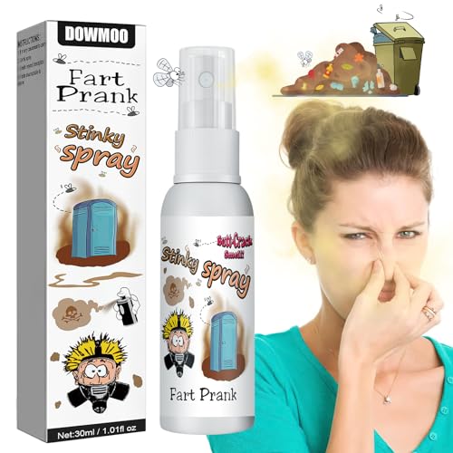 ZoneYan Fart Spray, Stinkbombe, Furzspray, 30 Ml Stinkender Furz-Spray, Pupsspray Stinkbombe Setzt Einen Lang Anhaltenden Unangenehmen Geruch Frei, Tolles Streichgeschenk für Erwachsene und Kinder von ZoneYan