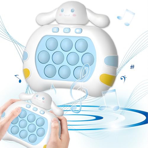 ZoneYan Quick Push Game Fidget Toys, Schnelle Push Blasen Spielkonsole, Button Puzzle Pop Light up Spiel, Pop It Elektronisches Spiel, Handheld-Spielekonsole, Sensorische Zappelspielzeug für Autismus von ZoneYan