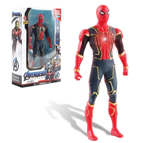 ZoneYan Spider Figuren, Hero Spielzeug Action Figur, 17cm, Spider-Man Figur Modell Spielzeug, Hero Serie Cartoon Figuren Deco von ZoneYan