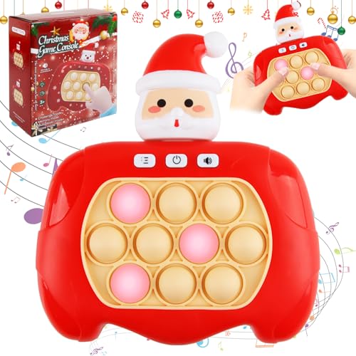 ZoneYan Weihnachten Puzzle Spielmaschine, Quick Push Pop-Spielkonsole, Puzzle Pop Spiel Maschine, Pop It Fidget Spielzeug, Popping Game Erwachsene und Kinder von ZoneYan