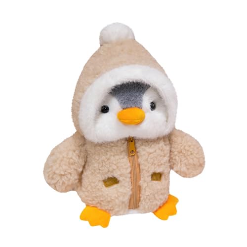 Zonoori 25 cm Pinguin Kuscheltier, Braun Pinguin Stofftier von Zonoori