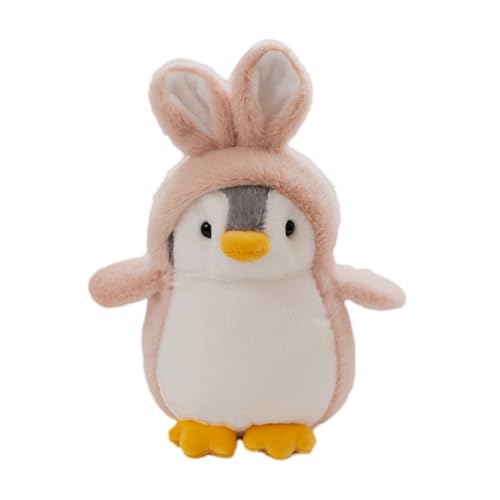 Zonoori Pinguin Kuscheltier, 20cm Plüschtier Pinguin, Plush Pinguin Stofftier mit Hut (Rosa) von Zonoori