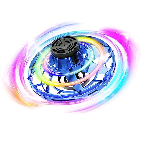 Zookao Fliegender Ball Mini Drohne, Flying Spinner mit LED Lichtern UFO Drohne Coole Sachen Spielzeug Weihnachts- und Geburtstagsgeschenke für Jungen, Mädchen und Teenager ab 8 9 10+ Jahren von Zookao