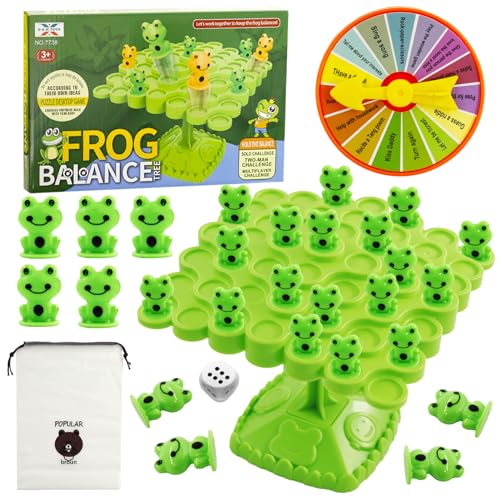 Frosch Balance Zählspielzeugwaage,Toad Frosch Balance Mathe Spiel,Frösche Balance Waage für Kinder,Frosch Balance Zählen Spielzeug,Montessori Lernspielzeug,Pädagogisches Geschenk für Kinder ab 3 Jahre von Zoonvii