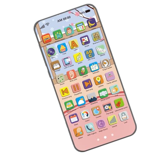 Touchscreen Geschichten Spielzeug - Touchscreen Lernspiele Mobiltelefon für Kinder - Mit Leuchtfunktion & Lerninhalten Wiederaufladbar Touchscreen Geschichten Spielzeug - Touchscreen Lernspiele Mobiltelefon für Kinder - Mit Leuchtfunktion & Lerninhalten Wiederaufladbar von Zopoee