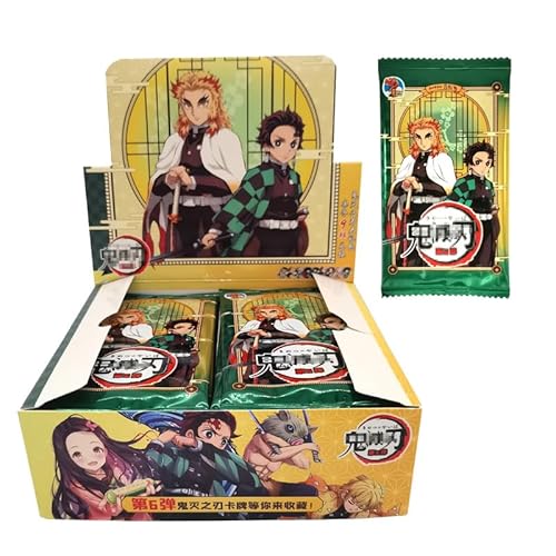 Demon Slayer Card, Demon Slayer Collection Card, Anime Trading Cards, Demon Slayer: Sammelkarte mit Klingen, Sammlung von Sammelkarten, (XKL0601) von ZoylLa