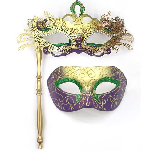 Angebote Maske Karneval 2 Stück Gesicht Kostüm Glänzende Augenmaske Venezianische Maske Karneval Dekorationen Maskenball Maske Damen Herren Retro Maskerade Masken für Karneval Mottoparty Cosplay von Zqkert