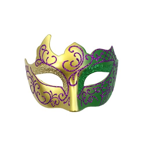 Zqkert Angebote Maske Karneval Gesicht Kostüm Glänzende Augenmaske Venezianische Maske Karneval Dekorationen Maskenball Maske Damen Herren Retro Party Maskerade Masken für Karneval Mottoparty Cosplay von Zqkert