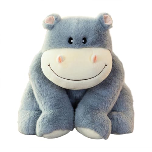 Hippo Stuffed Animals, Cartoon Hippopotamus Plush Doll, Soft Stuffed Animal Cute Plushies Toy, Ideal Hippo Doll Pillow For Sofa, Bed, Kids' Room, And Car - Perfect For Cuddling And Adding Charm To Any von Zqkimzi