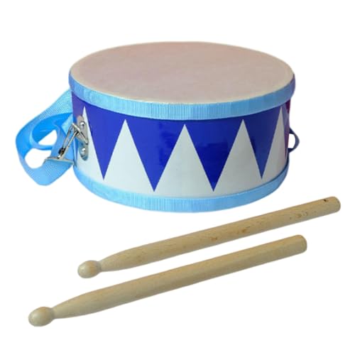 Kids Drum Set, Baby Drum Toy, Child Music Toy, Wooden Drum Toy, Fun Drum Set, Learning Drum Set, Musical Drum Toy, Baby Drum Set with 2 Wooden Drumsticks, Fun and Educational Music Toy for Toddler von Zqkimzi