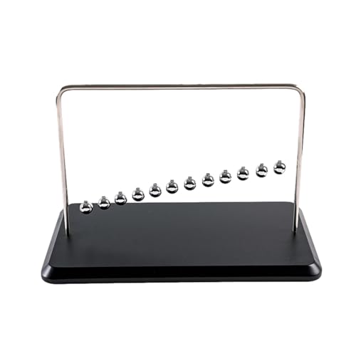 Newton's Cradle Pendulum, 12 Balls Newton's Cradle, Newton's Cradle Balance Balls, Science Physics Gadget, Desktop Decoration Kinetic Toy, Kinetic Motion Newton's Cradle von Zqkimzi