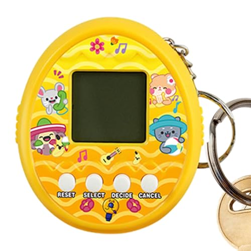 Nostalgic Digital Pet Game, Portable Keychain Pet Toy, 90s Digital Game Keychain, Funny Electronic Pet Keychain, Ideal for Family Gatherings or Solo Fun During Commutes von Zqkimzi