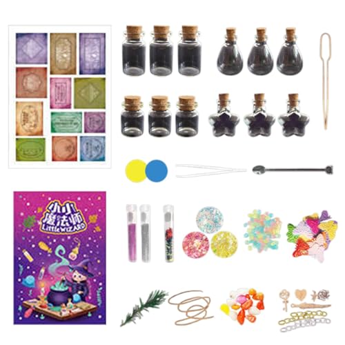 Potion Kits for Kids, Fairy Potion Making Set, Safe Craft Kit with Bottles & Ingredients, Educational and Creative STEM Toy, Ideal for Boys & Girls, 25x19x4.5 cm, 345g von Zqkimzi