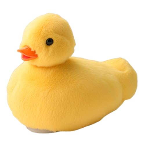 Quacking Duck Plush Toy - Cartoon Crawling Duck Toy, 17cm/6.7inch Early Educational Preschool Stuffed Animal, Fun Cartoon Duck Toy for Boys and Girls Cartoon Crawling Duck Toy - Quacking Duck Plush To von Zqkimzi