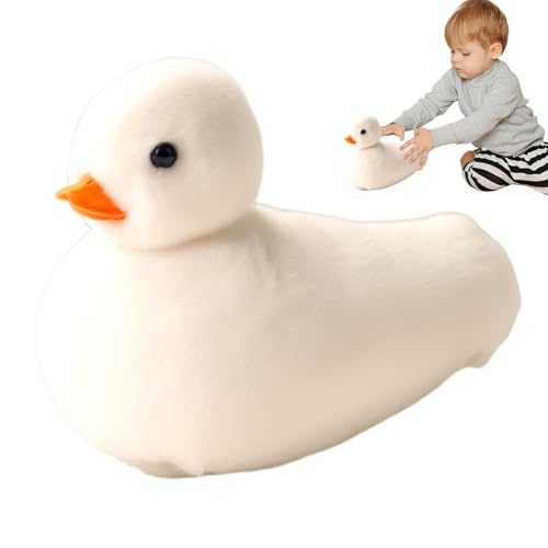 Quacking Duck Plush Toy - Cartoon Crawling Duck Toy, 17cm/6.7inch Early Educational Preschool Stuffed Animal, Fun Cartoon Duck Toy for Boys and Girls Cartoon Crawling Duck Toy - Quacking Duck Plush To von Zqkimzi