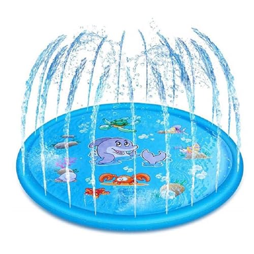 Water Pad, Cartoon Splash Mat, Interactive Non Slip Sprinkler Design, Outdoor Play Mat, Fun Cooling Activity Pads for Lawn, Patio, Beach, Park, Birthday, Parties, 66.93 inches Water Pad, Cartoon Splash Mat, Interactive Non Slip Sprinkler Design, Outdoor Play Mat, Fun Cooling Activity Pads for Lawn, Patio, Beach, Park, Birthday, Parties, 66.93 inches von Zqkimzi