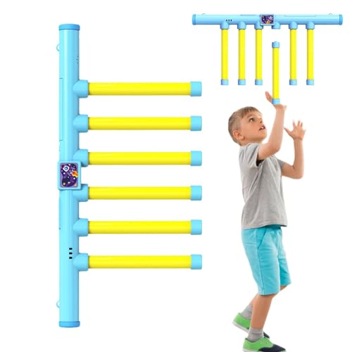 Zqkimzi Adjustable Speed Catching Toy, Hand-Eye Coordination Training, Reaction Training Game, Catch Falling Stick Game for Developing Hand-Eye Coordination and Reflexes in Children von Zqkimzi