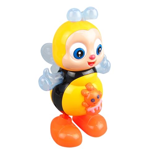 Zqkimzi Baby Tanz Spielzeug, Musikalische Biene mit Lichtern, Singendes Sensorisches Lernspielzeug für Kleinkinder und Mädchen für Geburtstag, Weihnachten, Reisen, Zuhause und Autofahrt Zqkimzi Baby Tanz Spielzeug, Musikalische Biene mit Lichtern, Singendes Sensorisches Lernspielzeug für Kleinkinder und Mädchen für Geburtstag, Weihnachten, Reisen, Zuhause und Autofahrt von Zqkimzi