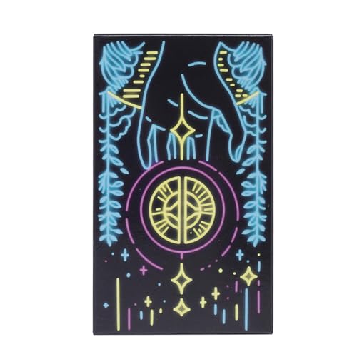 Zqkimzi Beginner Tarot Deck, 78 Pieces Classic Tarot Cards, Meditation Tarot for Beginners and Experts, Portable Playing Cards, Board Games, 10.5x6.2x2.8cm von Zqkimzi