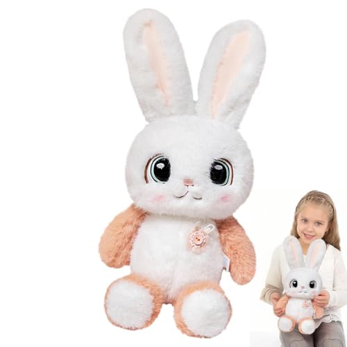 Zqkimzi Bunny Plush, Soft Comforting Pillow, 16 Inch Back Pillow for Kids, Cartoon Accompanying Doll, Cozy and Soft Toy for Boys and Girls, Perfect for Cuddling and Relaxation, 40 cm von Zqkimzi