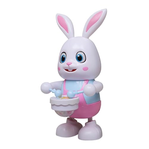 Zqkimzi Electric Bunny Toy, Educational Rabbit Toy, Interactive Bunny Toy, Dancing Pet Bunny, Light Up Rabbit Toy, Educational Interactive Dancing Pet for Toddler, Ideal Birthday Present for Kids von Zqkimzi