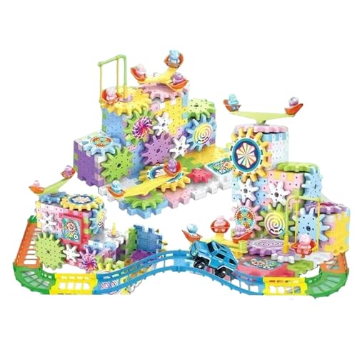 Zqkimzi Electric Gear Building Block Toys, Educational Gears Building Kit, Rotating Construction Toy, Stem Building Blocks Set, Interactive Building Blocks That Promote Creativity and Imagination von Zqkimzi