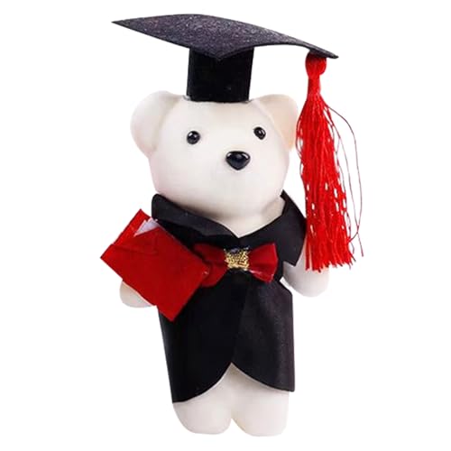 Zqkimzi Graduation Bear, Graduate Bear Sitting Position, Animal Bouquet Making Supplies, Teacher Appreciation, Ideal for University, End of Year Photos, Students Offering, 3.14 inches Zqkimzi Graduation Bear, Graduate Bear Sitting Position, Animal Bouquet Making Supplies, Teacher Appreciation, Ideal for University, End of Year Photos, Students Offering, 3.14 inches von Zqkimzi