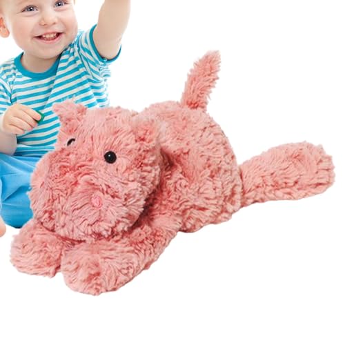 Zqkimzi Hippo Plush Cute Hippopotamus Plushie Adorable Stuffed Animal Sleeping Companion Soft Pillow for Boys and Girls Home Car Bed Decor von Zqkimzi