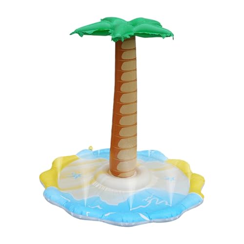 Zqkimzi Inflatable Palm Tree, Summer Pool Beach Party Decoration, PVC Outdoor Water Spray Pad Toy, Interactive Backyard Splash Fun for Kids, Adults 39.37x433.07 Inch von Zqkimzi