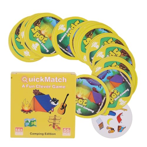 Zqkimzi Matching Game, Card Games for Kids 6-8, Portable Puzzle Chess Set, Educational Brain Teaser, Fun Learning Activity, Ideal for Party, Camping, Family, Indoor, Outdoor Play Zqkimzi Matching Game, Card Games for Kids 6-8, Portable Puzzle Chess Set, Educational Brain Teaser, Fun Learning Activity, Ideal for Party, Camping, Family, Indoor, Outdoor Play von Zqkimzi