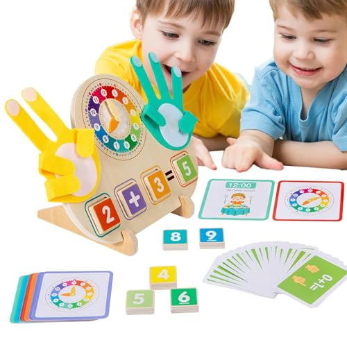 Zqkimzi Mathematische Additions- Und Subtraktionsspiele,Pädagogische Rechenblöcke Uhr Lernspielzeug - Tragbares Homeschool Material Vorschullehrmittel Für Mädchen Kinder 3-8 Jahre Zqkimzi Mathematische Additions- Und Subtraktionsspiele,Pädagogische Rechenblöcke Uhr Lernspielzeug - Tragbares Homeschool Material Vorschullehrmittel Für Mädchen Kinder 3-8 Jahre von Zqkimzi
