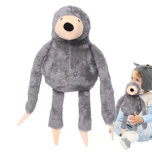 Zqkimzi Sloth Stuffed Animal - Long Arm Plush Toy, Cuddly Stuffed Animal for Boys and Girls, Huggable Plush Toy for Room Decoration and Play Long Arm Sloth Stuffed Animal von Zqkimzi