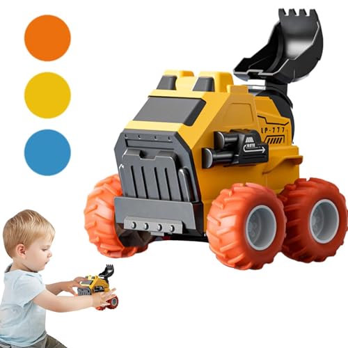 Zqkimzi Spielzeug-Baufahrzeuge,Baufahrzeuge für Kinder | Kleine Steine ​​werfende Bagger-Rückziehfahrzeuge | Press-to-Launch, Partygeschenke, Klassenzimmerpreise für Kindergärten und Vorschulkinder von Zqkimzi