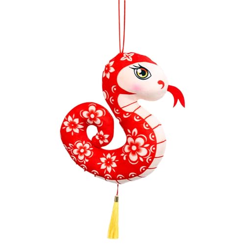 Zqkimzi Year of The Snake Decoration, Snake Car Plush Ornament, 2025 Mascot Hangings, Stuffed Snake Pendants, Chinese – 2025 Year of The Snake Plush Ornaments for Car and Home Decorations, von Zqkimzi