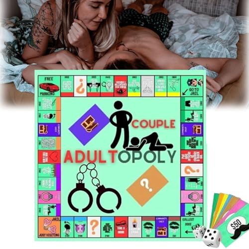 Zrfjfgksw Loveopoly Game, Loveopoly Board Game, Adultopoly Board Game, Couple Adult Board Game, Adult Monopoly Game, Couple Adultopoly Board Game, Couple Adult Opoly Board Game (1pcs) von Zrfjfgksw