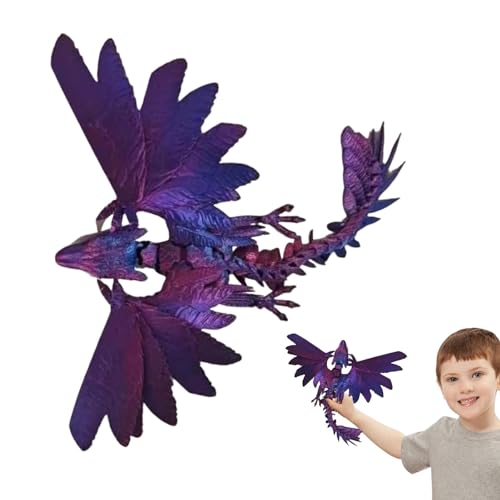 Zuasdvnk 3D-Drachenei mit Drachen im Inneren, Kristall-Drachenei | Kreative Kristalldrachen-Fidget-Spielzeuge - 3D-gedrucktes Desktop-Spielzeug, einzigartige Wohndekoration für Kinder und Erwachsene, von Zuasdvnk