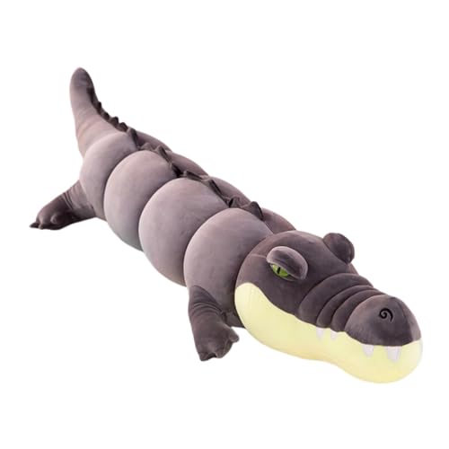 Zuasdvnk Alligator Toys Kissen,Alligator Plüschtier | Weiche Alligator-Kuschelpuppen,Entzückende Tiere, gefülltes Krokodil-Plüschtierkissen, superweiche Kuschelpuppen für Kinder und Erwachsene von Zuasdvnk