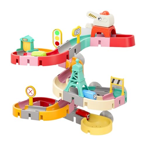 Zuasdvnk Bades Spielzeug für Kinder, Badewater Water Slide Toy,Kids Badewanne Dia Track - Interaktive Saugnapfbecher Wandbad Slippery Spielzeug für 5-7 Jahre alt von Zuasdvnk