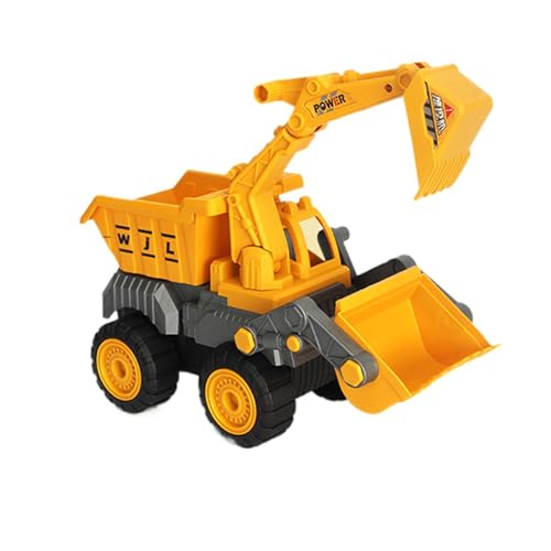 Zuasdvnk Bagger Truck Toy, Baggerautospielzeug | Multifunktionale Kinder Trägheitfahrzeuge,Bildungsspielzeug Baufahrzeuge für Mädchen von Zuasdvnk