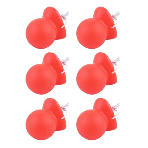 Zuasdvnk Clownsnase für Erwachsene, rote Zirkus-Clownsnase, Gummi, lustig, rote Clownsnase mit Gummizug für Männer und Frauen, Party, Cosplay, Halloween, Weihnachten, Kostüm, Party, Anime, Party, von Zuasdvnk