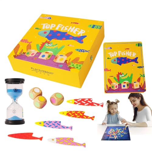 Zuasdvnk Farbsortierspielzeug für Kleinkinder, Farbsortierfischspiel für Kleinkinder - Farbsortier-Brettspiel für Kinder - Früherziehung für und Mädchen, Heimschul-Lernaktivitäten für Wohnzimmer und von Zuasdvnk