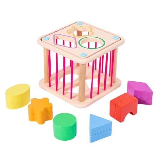 Zuasdvnk Holzsortierspielzeug, Kinder -Farbsortierspielzeug - Pädagogisches Farbspiel für Kinder,Kinder Spielzeug für Feinmotorik, Frühschulspielzeug für Kindergarten, Kindergarten, Kindergarten von Zuasdvnk