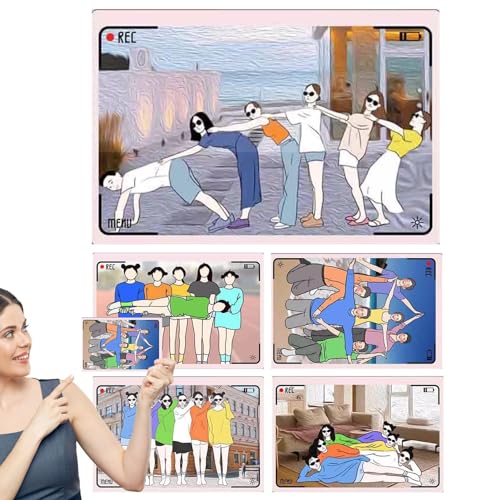 Zuasdvnk Porträtfotografie-Posenkarten, Fotografie-Posing-Leitfaden | Lustige Foto-Posenkarten zum Fotografieren,Lustige Foto-Pose-Karten, Foto-Requisite für Hochzeiten, Geburtstage, Partys Zuasdvnk Porträtfotografie-Posenkarten, Fotografie-Posing-Leitfaden | Lustige Foto-Posenkarten zum Fotografieren,Lustige Foto-Pose-Karten, Foto-Requisite für Hochzeiten, Geburtstage, Partys von Zuasdvnk