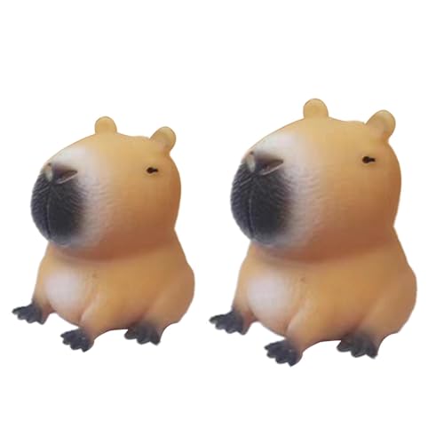 Zubehors 1 Stück Capybara Stressball Erwachsene Lustig, Anti Stress Ball Für Kinder, Squishy Anti Stress Spielzeug, Fidget Toys Wutball Für Kinder, Anti Stress Bälle, Fidgets Squeeze Toy von Zubehors