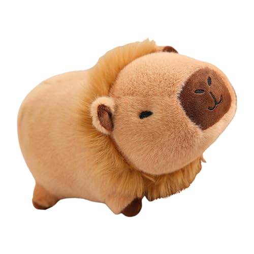 Zubehors Capybara-Plüsch, Capybara-Plüschtier,10-Zoll süße Capybara-Plüschtiere - Kawaii-Wurfkissen-Stoffpuppen, realistische Tierplüschtiere, Heimdekoration für Feiertage und besondere Anlässe von Zubehors