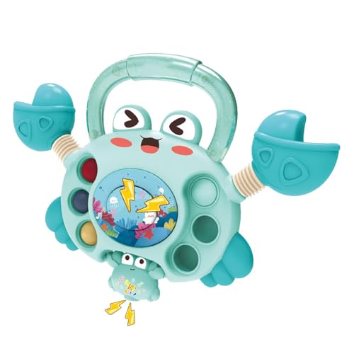 Zubehors Krabbenspielzeug,Krabbenspielzeug für Babys | Krabbenspielzeug 6 in 1 süßes Ziehspielzeug,Pädagogische interaktive Vorschulaktivitäten für Kinder ab 3 Jahren, fördert logisches Denken und von Zubehors