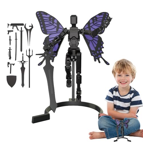 Zubehors Lucky Doll 13,13 Actionfiguren - 3D-gedrucktes 13 Actionfiguren-Roboterspielzeug - Mehrgelenkige 13 Lucky Puppet Joints-Figuren, bewegliche 13-bewegliche Actionfigur für und Kinder von Zubehors