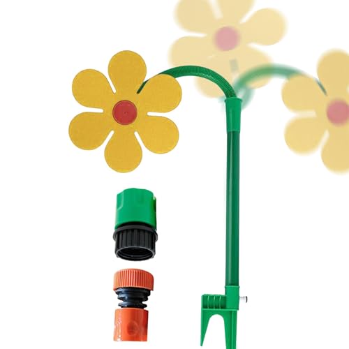 Zubehors Outdoor-Sprinkler für Kinder, Spaß-Sprinkler,Crazy Daisy Blumensprüher - Crazy Funny Sprayer Gartenzubehör, Sonnenblumen tanzen mit Wasserdruck-Rasenbewässerungswerkzeug für den Außenbereich von Zubehors