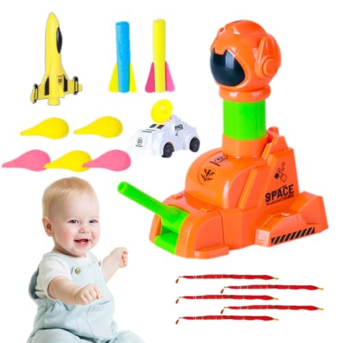 Zubehors Raketenstart-Spielzeug, Raketenstart-Spielzeug für draußen, Autostartspielzeug für Kinder, Raketenauto-Startspielzeug für den Außenbereich, enthält 2 Raketen, 1 Auto, 1 Flugzeug, 5 runde von Zubehors